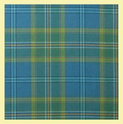 All Ireland Blue Irish Tartan 10oz Reiver Wool Fabric Lightweight Boys Kilt