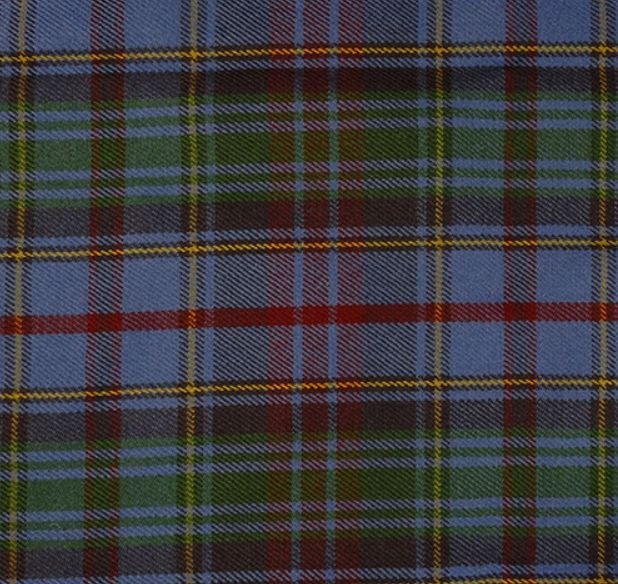 Image 1 of County Of Powys Welsh Tartan Wool Fabric Mens Cummerbund