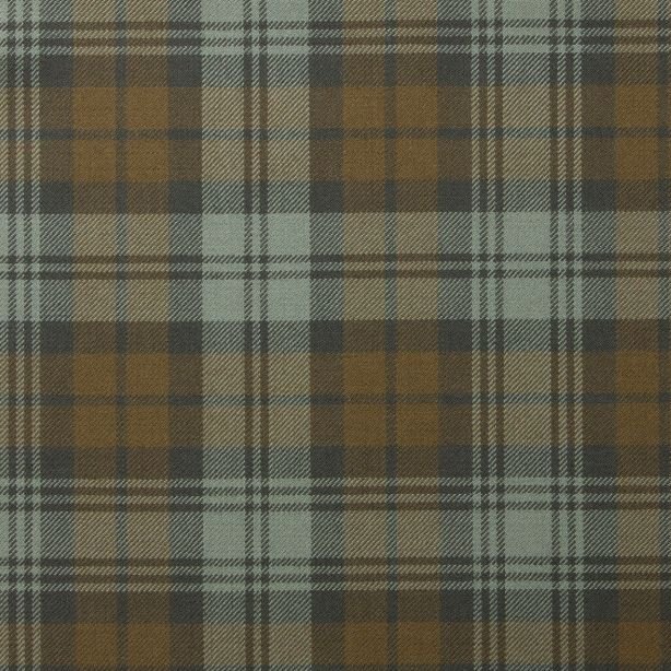 Image 1 of Black Watch Weathered Lightweight Tartan Wool Fabric Mens Cummerbund