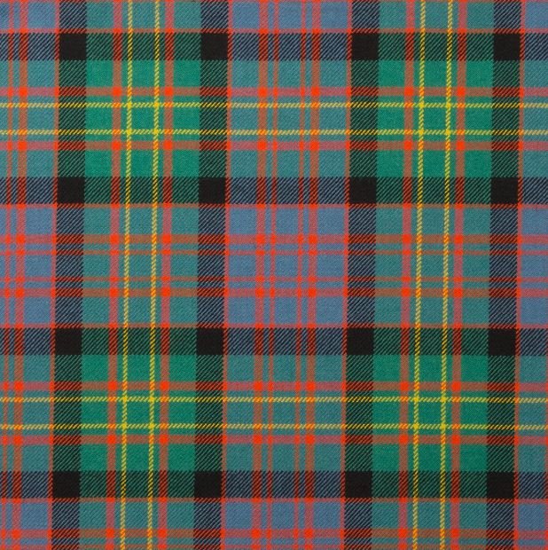Image 1 of Bowie Ancient Lightweight Tartan Wool Fabric Mens Cummerbund