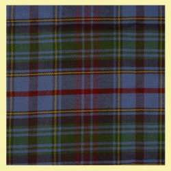 County Of Powys Welsh Tartan 13oz Wool Medium Weight Ladies Shawl Wrap