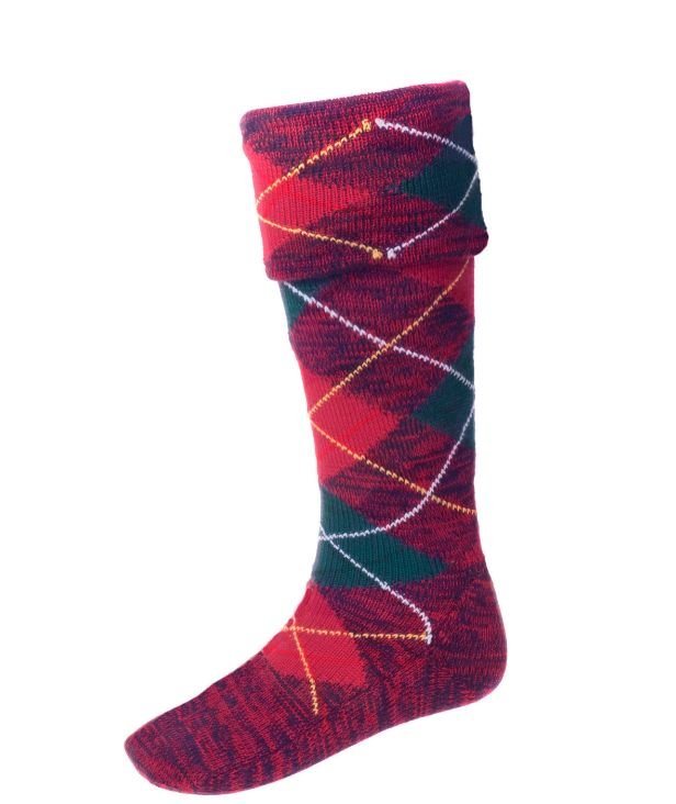 Image 1 of Clansman Royal Scott Wool Full Length Mens Kilt Hose Highland Socks