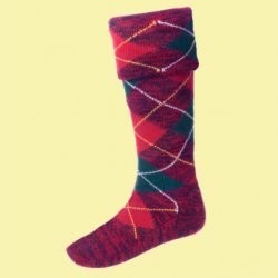 Clansman Royal Scott Wool Full Length Mens Kilt Hose Highland Socks
