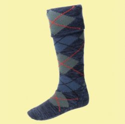 Clansman Ancient Scott Wool Full Length Mens Kilt Hose Highland Socks