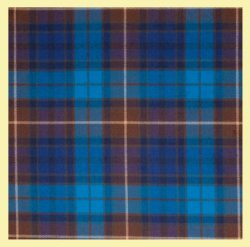 Buchanan Blue Modern Lightweight Tartan Wool Fabric Mens Cummerbund