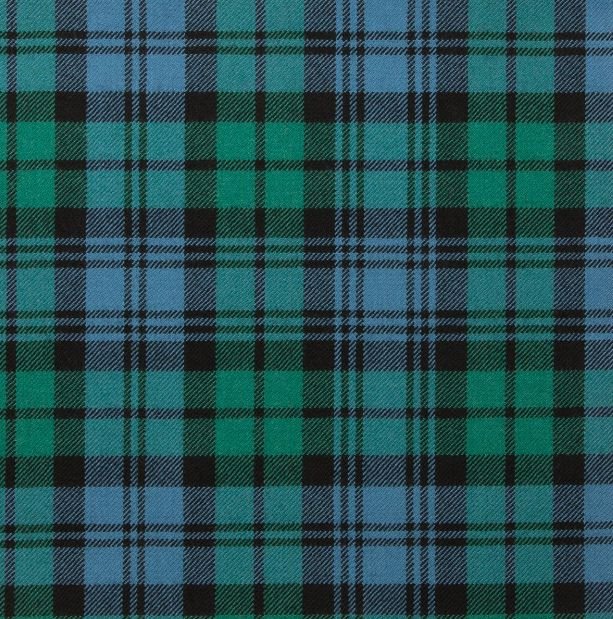 Image 1 of Campbell Ancient Lightweight Tartan Wool Fabric Mens Cummerbund