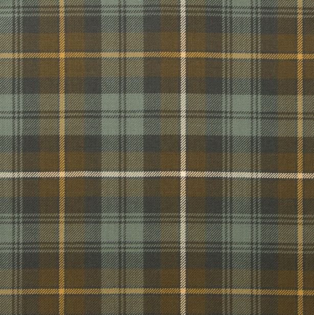 Image 1 of Campbell Of Argyll Weathered Lightweight Tartan Wool Fabric Mens Cummerbund