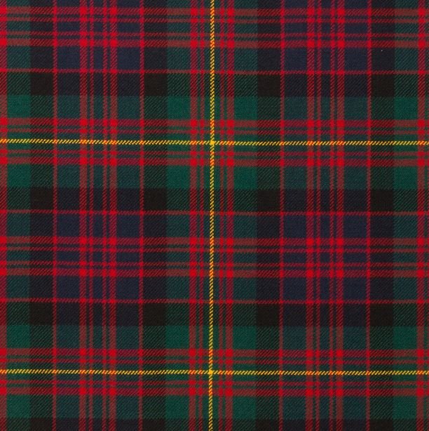 Image 1 of Carnegie Modern Lightweight Tartan Wool Fabric Mens Cummerbund