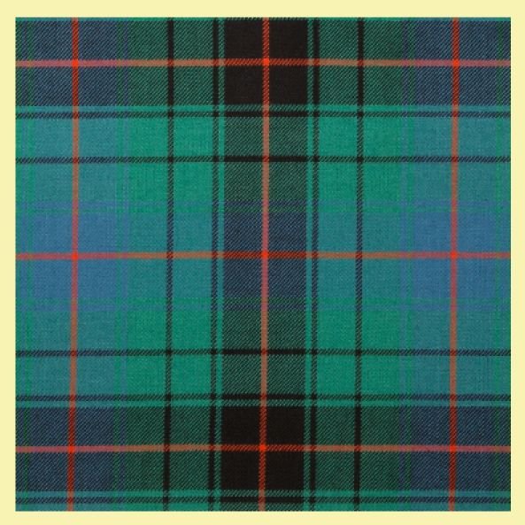 Image 0 of Davidson Ancient Lightweight Tartan Wool Fabric Mens Pocket Square
