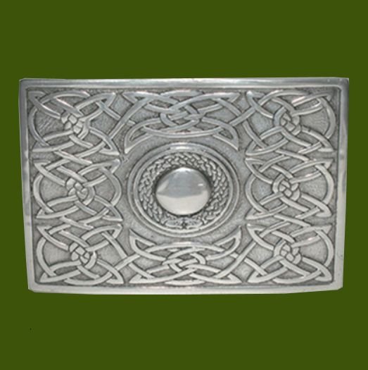 Image 0 of Torque Polished Finish Mens Stylish Pewter Kilt Belt Buckle