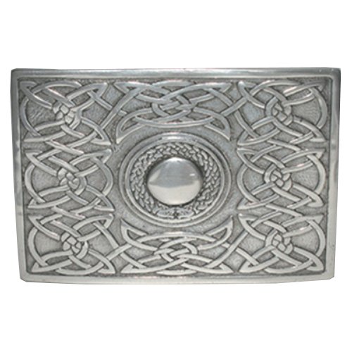 Image 1 of Torque Polished Finish Mens Stylish Pewter Kilt Belt Buckle