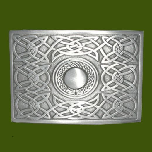 Image 0 of Torque Matt Finish Mens Stylish Pewter Kilt Belt Buckle