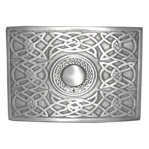 Image 1 of Torque Matt Finish Mens Stylish Pewter Kilt Belt Buckle