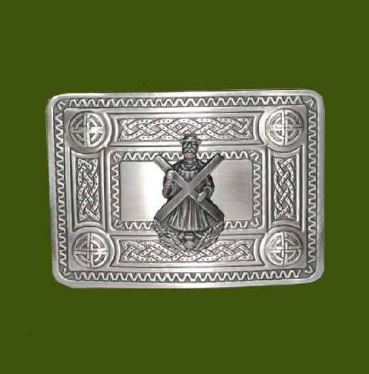 Image 0 of Celtic Knotwork St Andrews Antique Mens Stylish Pewter Kilt Belt Buckle