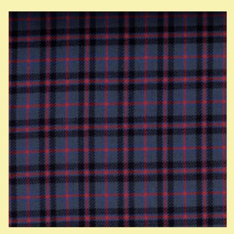 Image 0 of Blue Red Small Check Balmoral Double Width 11oz Polyviscose Tartan Fabric