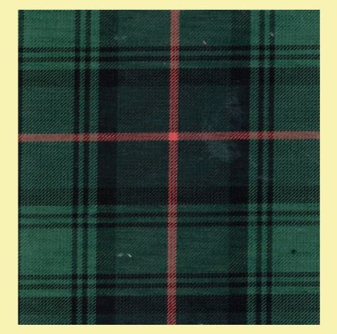 Image 0 of Green Red Check Balmoral Double Width 11oz Polyviscose Tartan Fabric