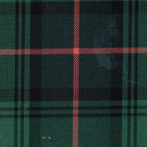 Image 1 of Green Red Check Balmoral Double Width 11oz Polyviscose Tartan Fabric