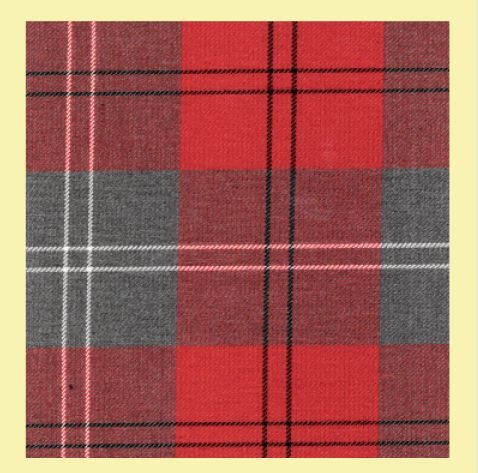 Image 0 of Grey Red Check Balmoral Double Width 11oz Polyviscose Tartan Fabric