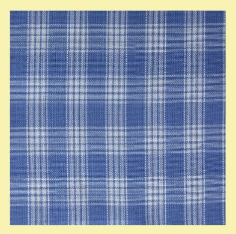 Image 0 of Blue Check Keighley Double Width Polycotton Tartan Fabric