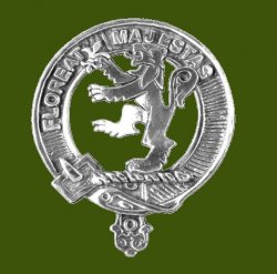 Brown Clan Cap Crest Stylish Pewter Clan Brown Badge