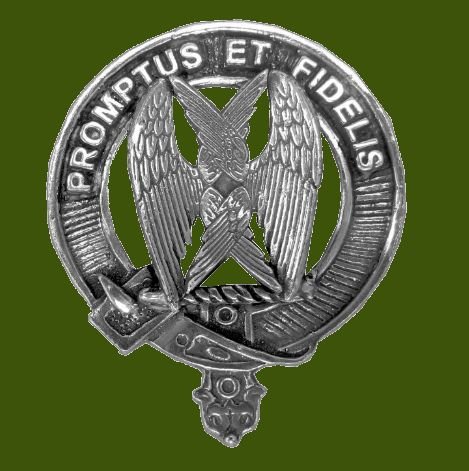 Image 0 of Carruthers Clan Cap Crest Stylish Pewter Clan Carruthers Badge