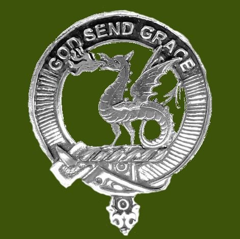 Image 0 of Crichton Clan Cap Crest Stylish Pewter Clan Crichton Badge