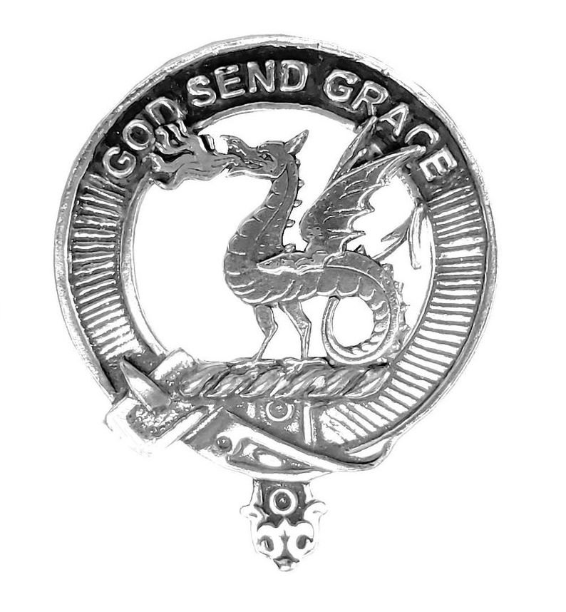 Image 1 of Crichton Clan Cap Crest Stylish Pewter Clan Crichton Badge