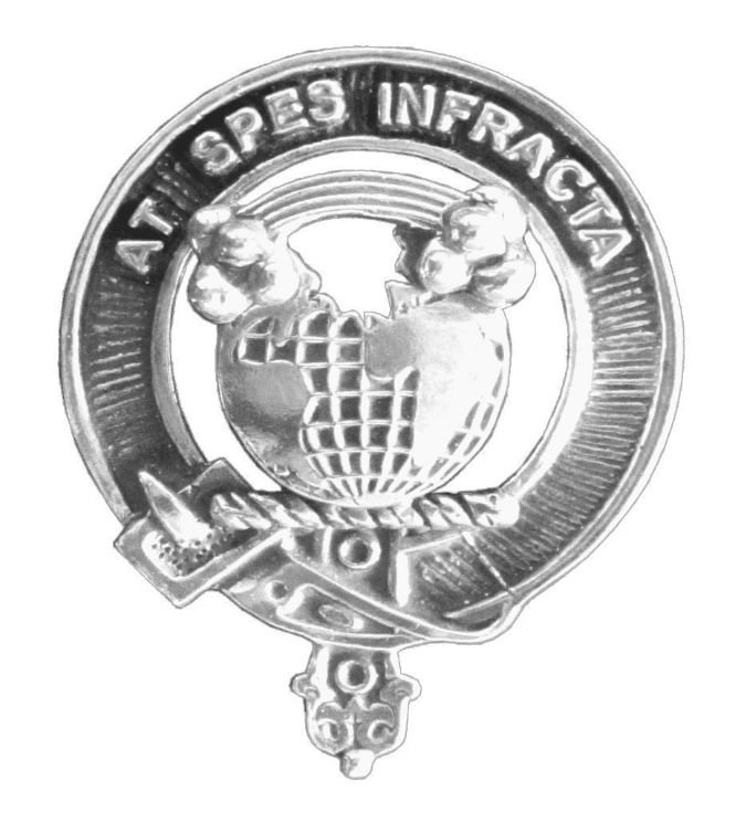 Image 1 of Hope Clan Cap Crest Stylish Pewter Clan Hope Badge