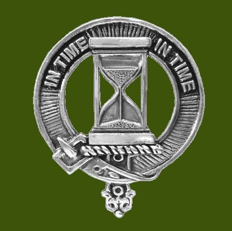 Image 0 of Houston Clan Cap Crest Stylish Pewter Clan Houston Badge