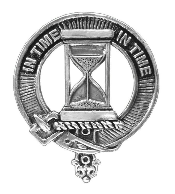 Image 1 of Houston Clan Cap Crest Stylish Pewter Clan Houston Badge