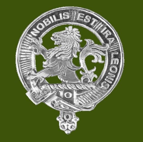 Image 0 of Inglis Clan Cap Crest Stylish Pewter Clan Inglis Badge