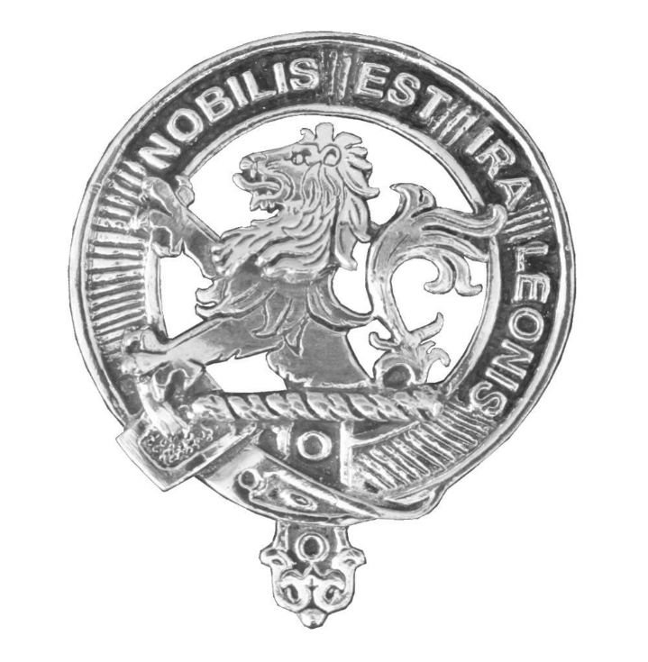 Image 1 of Inglis Clan Cap Crest Stylish Pewter Clan Inglis Badge