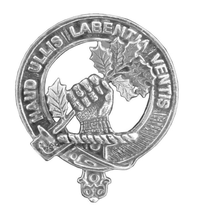 Image 1 of Irvine Of Bonshaw Clan Cap Crest Stylish Pewter Clan Irvine Of Bonshaw Badge