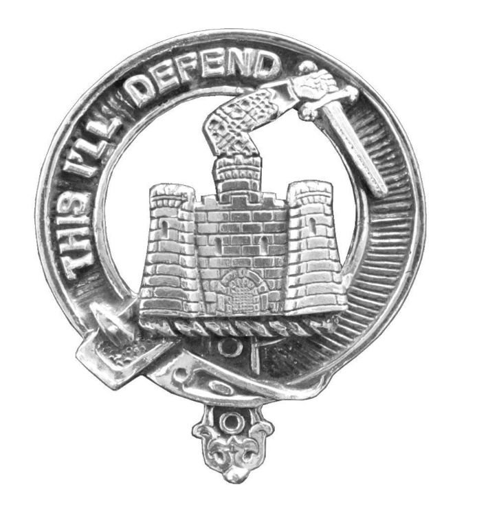 Image 1 of Kincaid Clan Cap Crest Stylish Pewter Clan Kincaid Badge