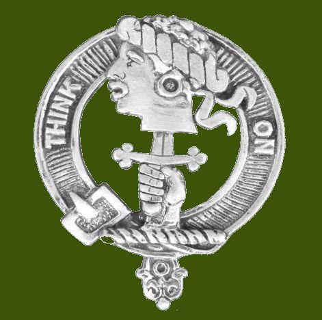 Image 0 of MacLellan Clan Cap Crest Stylish Pewter Clan MacLellan Badge