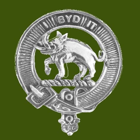 Image 0 of Nisbet Clan Cap Crest Stylish Pewter Clan Nisbet Badge