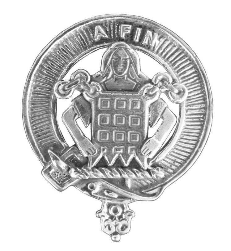 Image 1 of Ogilvie Clan Cap Crest Stylish Pewter Clan Ogilvie Badge