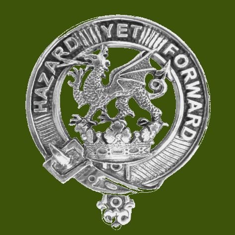 Image 0 of Seton Clan Cap Crest Stylish Pewter Clan Seton Badge