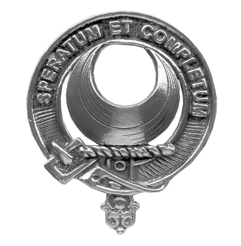 Image 1 of Arnott Clan Cap Crest Sterling Silver Clan Arnott Badge