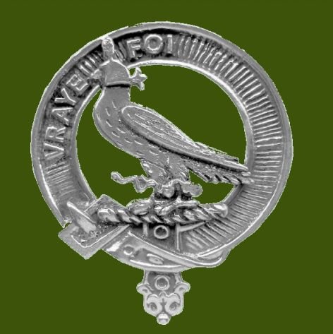 Image 0 of Boswell Clan Cap Crest Stylish Pewter Clan Boswell Badge