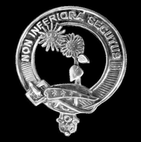 Image 0 of Buchan Clan Cap Crest Sterling Silver Clan Buchan Badge