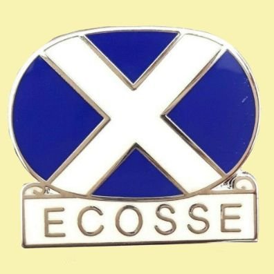 Image 0 of Ecosse Saltire Flag Enamel Badge Lapel Pin Set x 3