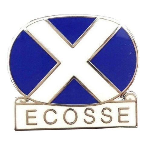 Image 1 of Ecosse Saltire Flag Enamel Badge Lapel Pin Set x 3