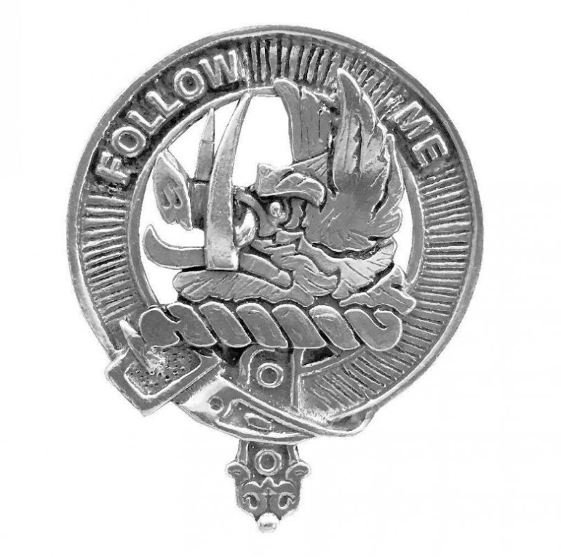 Image 1 of Campbell Of Breadalbane Clan Cap Crest Stylish Pewter Clan Campbell Badge