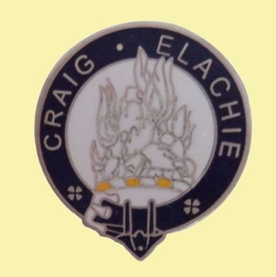 Image 0 of Grant Clan Blue White Enamel Round Badge Lapel Pin Set x 3
