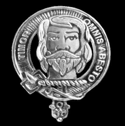 Image 0 of MacNab Clan Cap Crest Sterling Silver Clan MacNab Badge