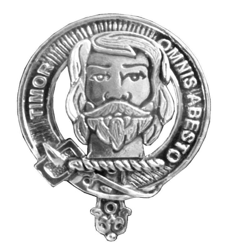 Image 1 of MacNab Clan Cap Crest Sterling Silver Clan MacNab Badge