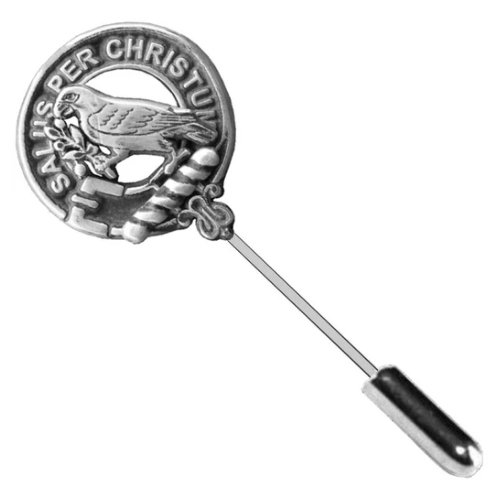 Image 1 of Abernethy Clan Badge Sterling Silver Clan Crest Lapel Pin