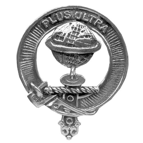 Image 1 of Nairn Clan Cap Crest Sterling Silver Clan Nairn Badge