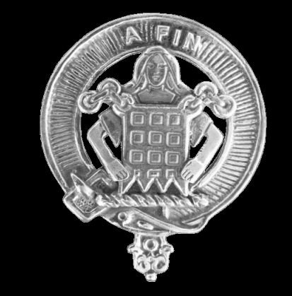Image 0 of Ogilvie Clan Cap Crest Sterling Silver Clan Ogilvie Badge